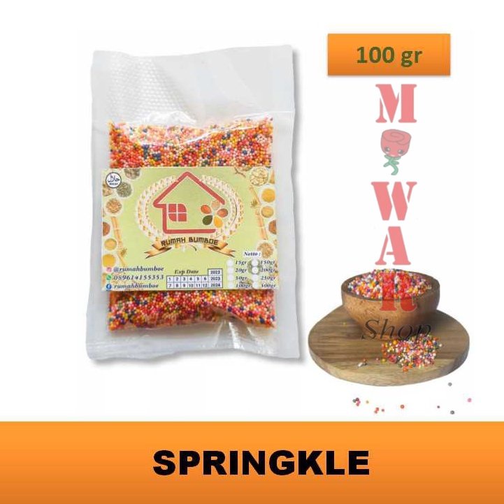 Jual (100 gr) SPRINGKLE Warna Toping Coklat dan Kue | Shopee Indonesia