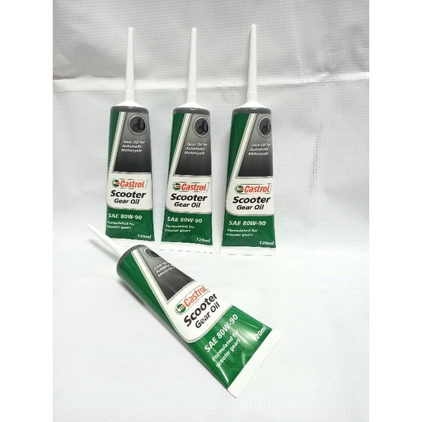 Jual Castrol Scooter Gear Oil Matic 80w 90 120ml Shopee Indonesia