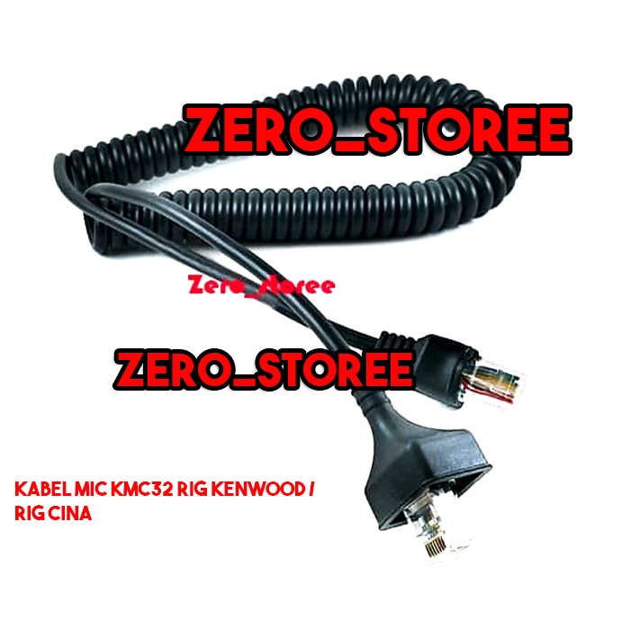 Jual Kabel Mic Kenwood Kabel MIG Kenwood Spiral Rig Radio Kabel Mik ...