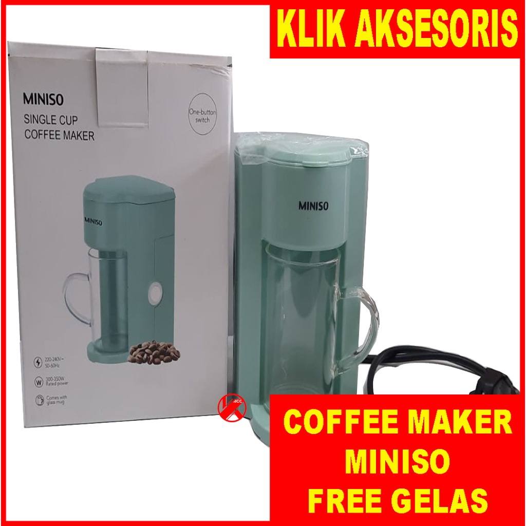 Jual MINISO Single Cup Coffee Maker Shopee Indonesia