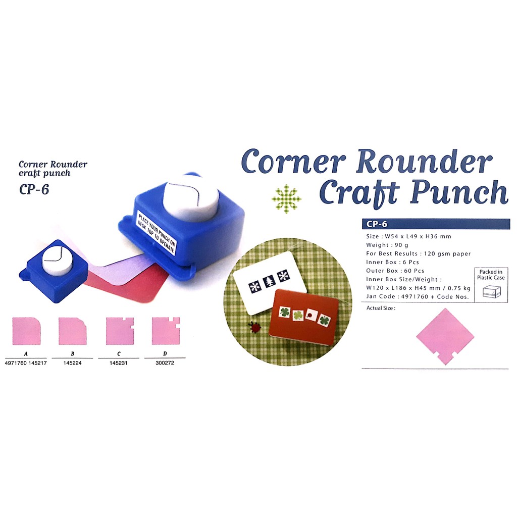 Jual CARLA CRAFT CORNER ROUNDER CRAFT PUNCH CP-6 | Shopee Indonesia