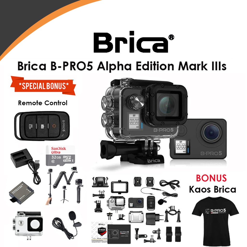 Jual Brica B Pro 5 Alpha Edition 4k Mark Iii S Brica Ae3s Paket Bonus Shopee Indonesia