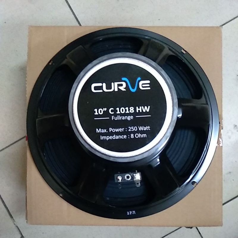 Jual SPEAKER CURVE 10 inch C 1018 HW FULLRANGE 250 WATT | Shopee Indonesia