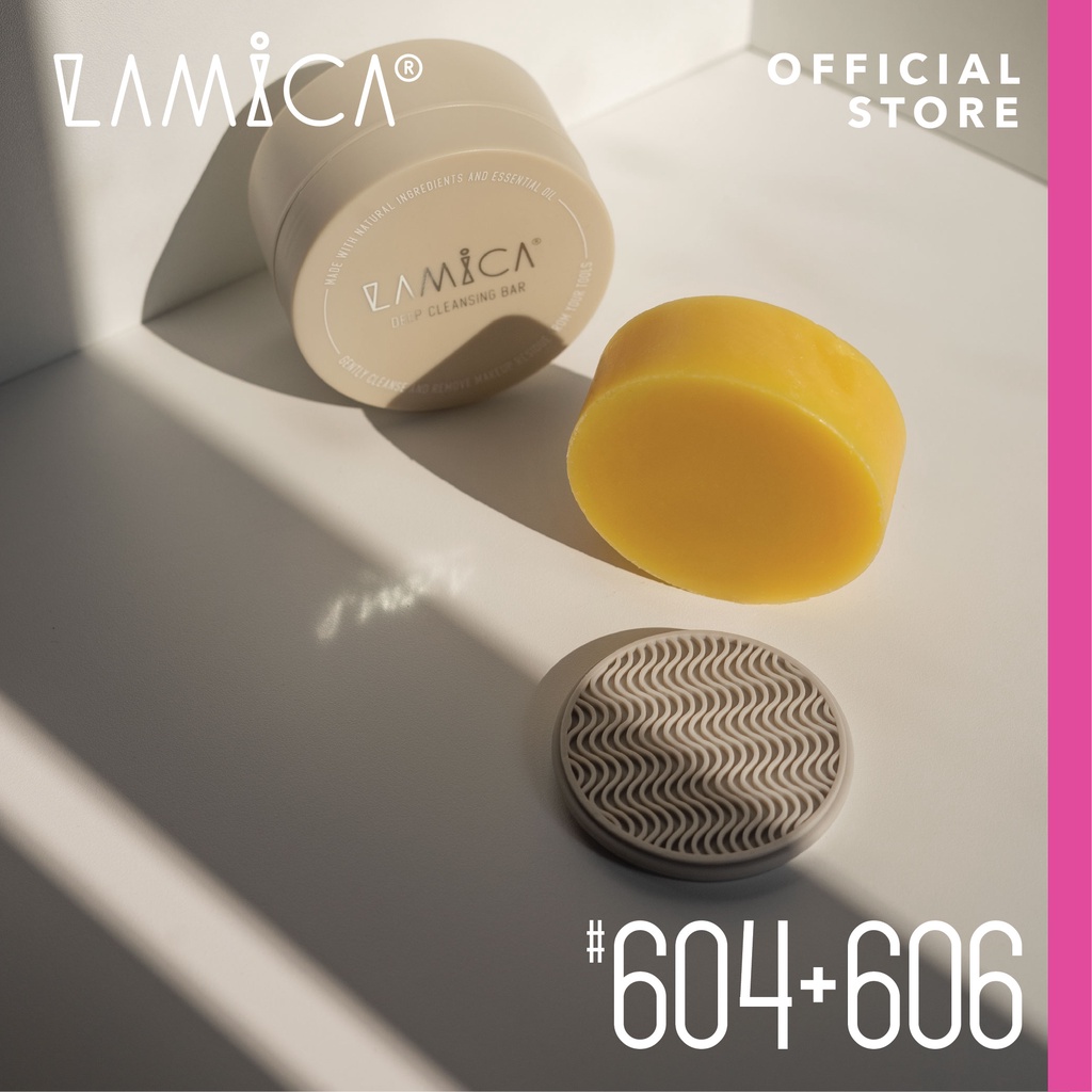 Jual LAMICA Deep Cleansing Bar with Cleansing Pad | Shopee Indonesia