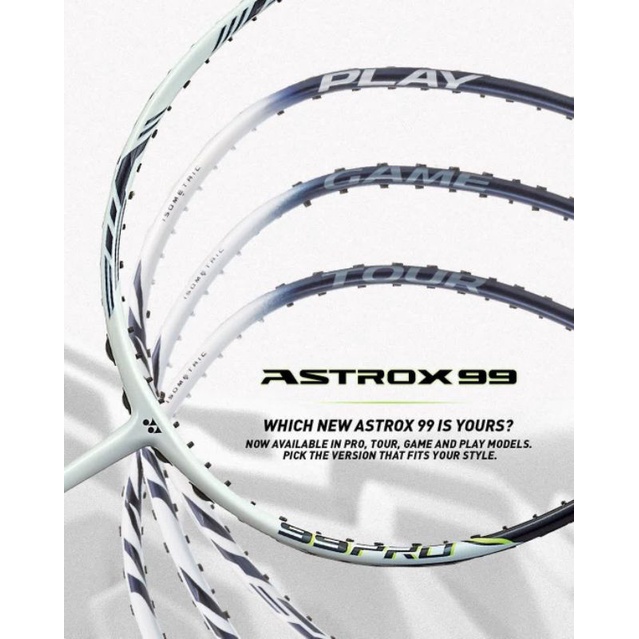 Jual Raket Badminton Yonex Astrox 99 PLAY/GAME/TOUR Original Sunrise ...