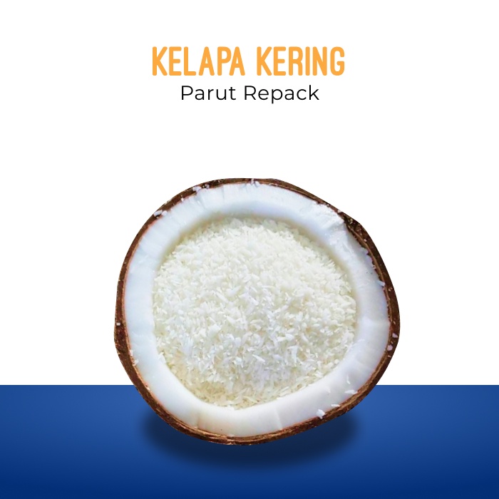 Jual Kelapa Kering 200 1000 Gr Parut Halus Repack Shopee Indonesia