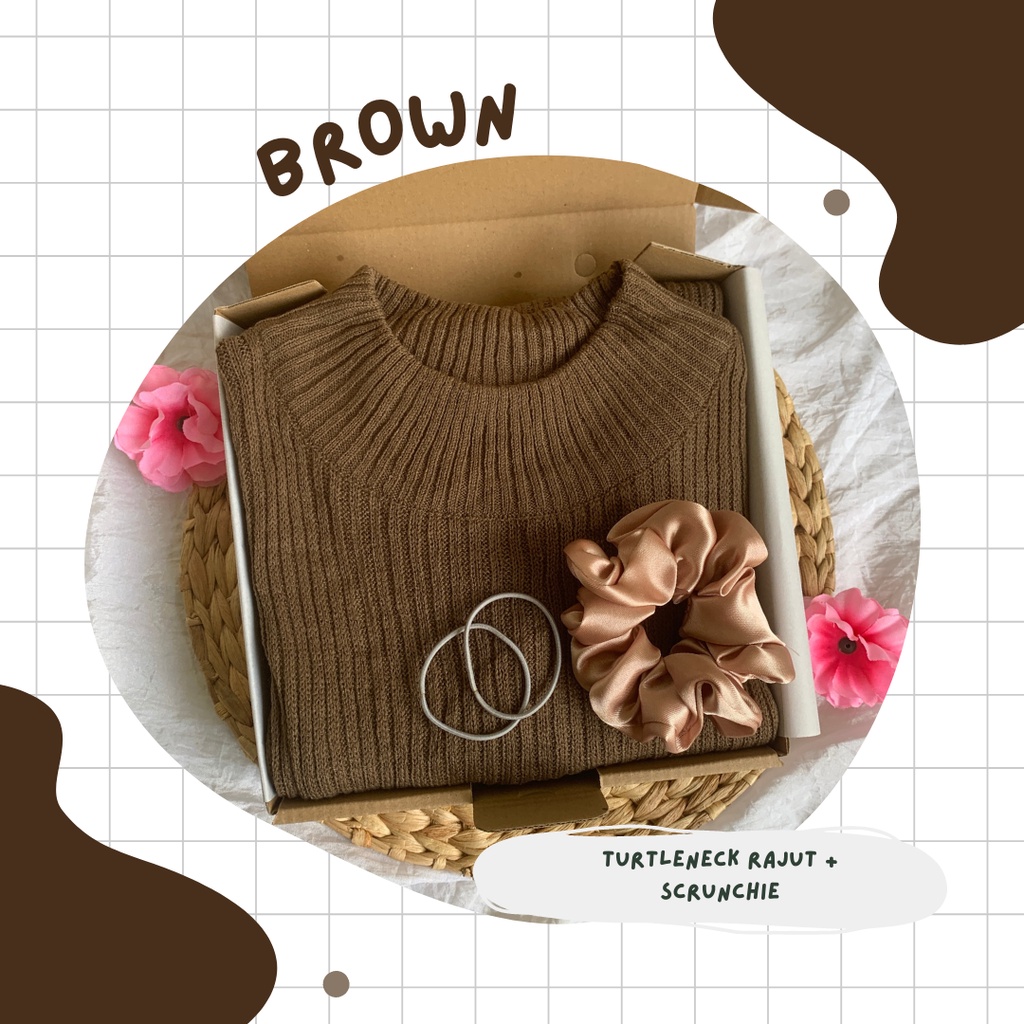 Jual Hampers / Gift Box / Kotak Kado / Hadiah Rajut Turtleneck dan ...