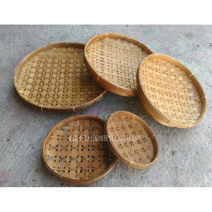 Jual Piring Bambu 1 Set Isi 5 Murah Piring Lidi Piring Anyaman Shopee