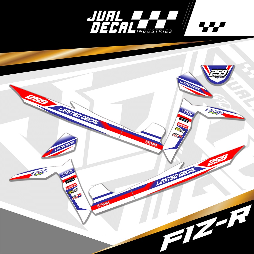 Jual Striping Fiz R Stiker Sticker Striping Variasi Lis Yamaha Fiz R ...