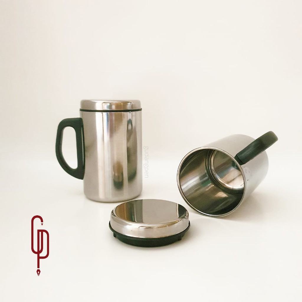 Jual Mug Stainless Steel Mug Kantor Kopi Teh Mug Ss Ct 48 Gelas Kopi Mug Kopi Shopee 9256