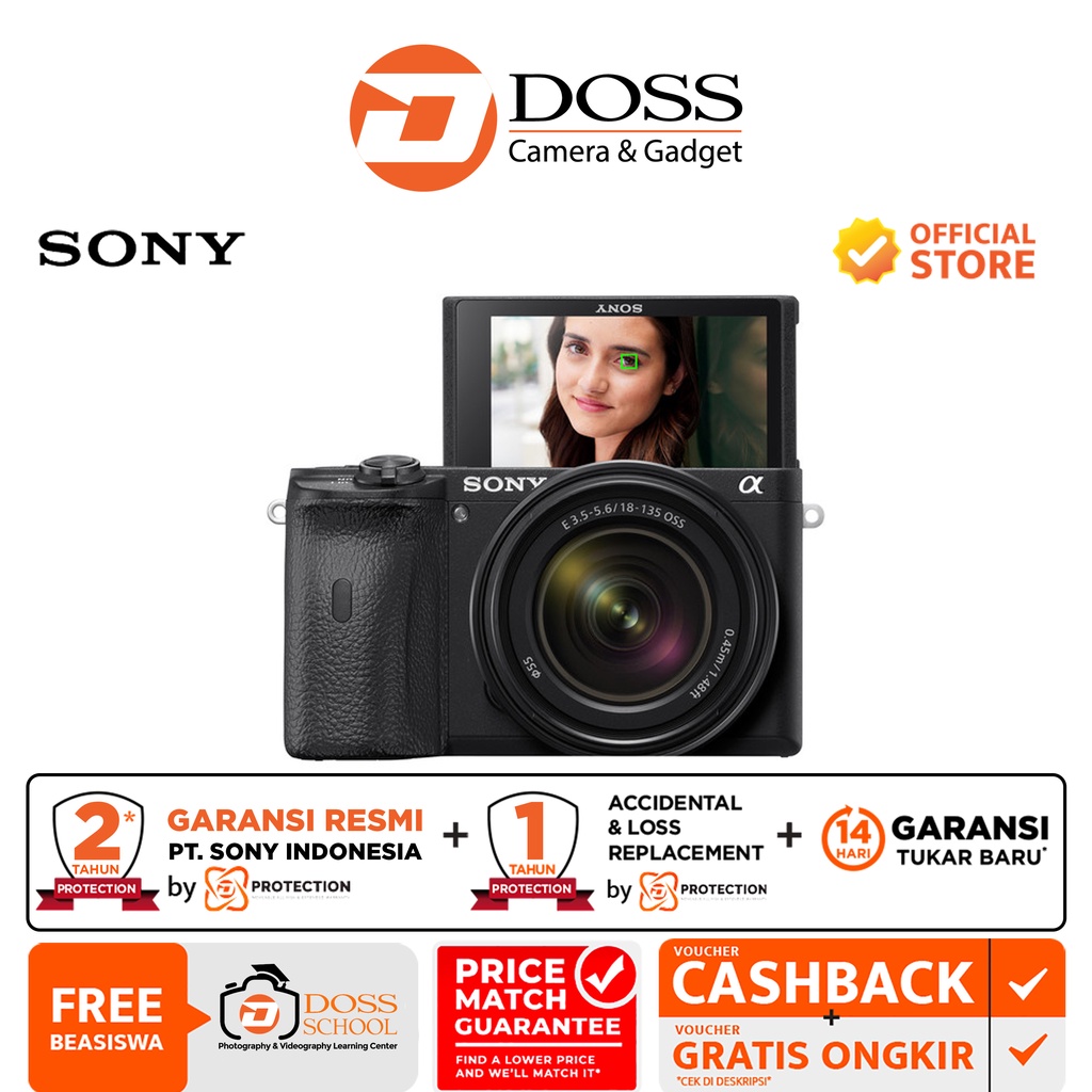 Jual Sony Alpha a6600 Kit 18135mm Lens / Sony A6600 / Sony Alpha 6600