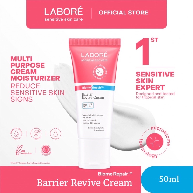 Labore Sensitive Skincare Biome Repair Barrier Revive Cream 50ml