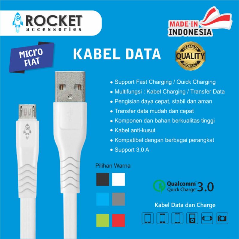 Jual kabel Data ROCKET Fast Charge