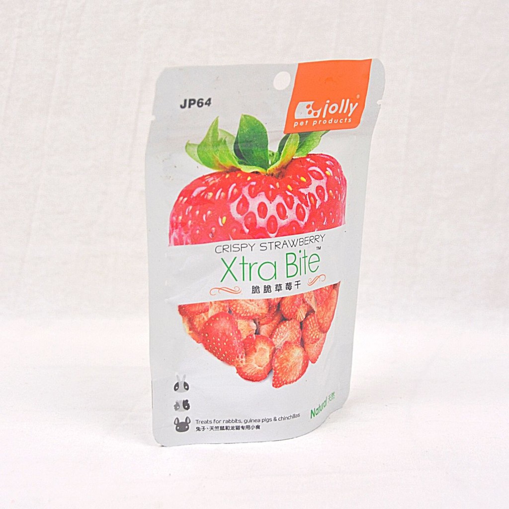 Jual JOLLY JP64 Snack Kelinci XBITE Crispy Strawberry 8gr | Shopee ...