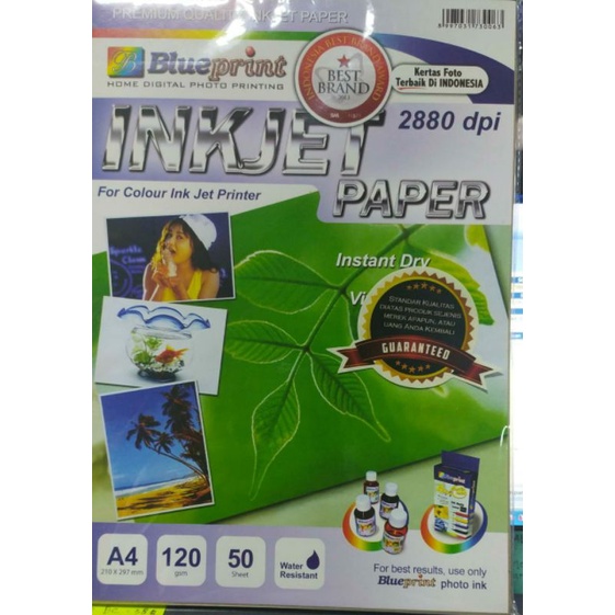 Jual kertas inkjet paper blueprint klik KARUNIA abadi di shopee ...