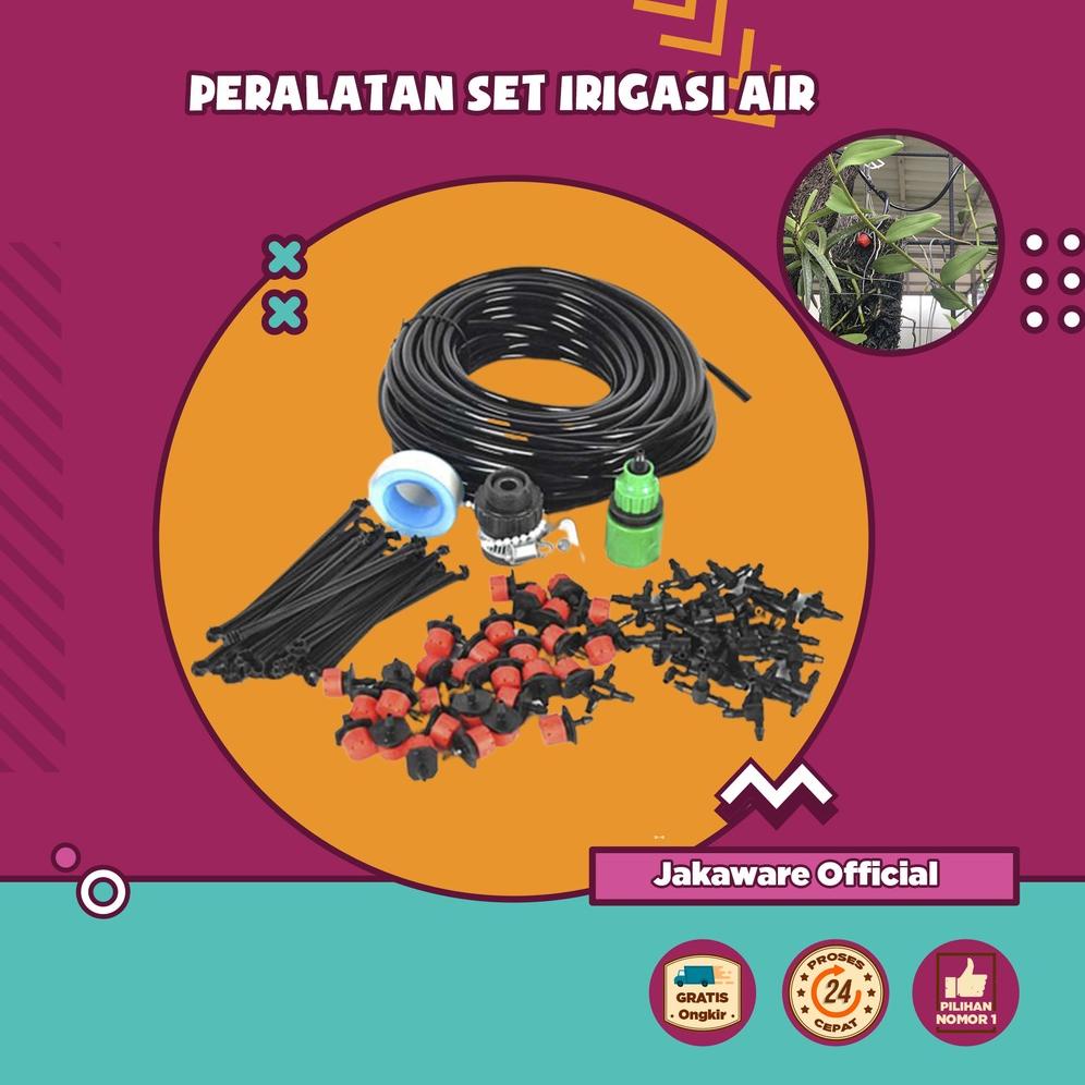 Jual Peralatan Set Irigasi Air Taman Garden Watering Kit Alat Penyiram Tanaman Lapangan