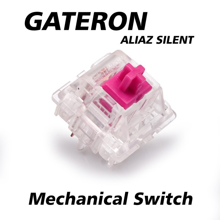 Jual GATERON SWITCH ALIAZ SILENT MECHANICAL KEYBOARD 5PIN / 5 PIN ...