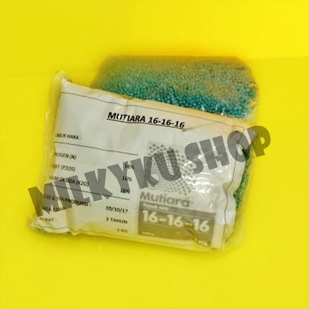 Pupuk NPK Mutiara 16 16 16 Meroke Repack 1 KG