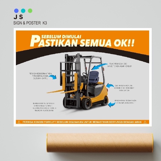 Jual POSTER SAFETY K3 FORKLIFT | Shopee Indonesia