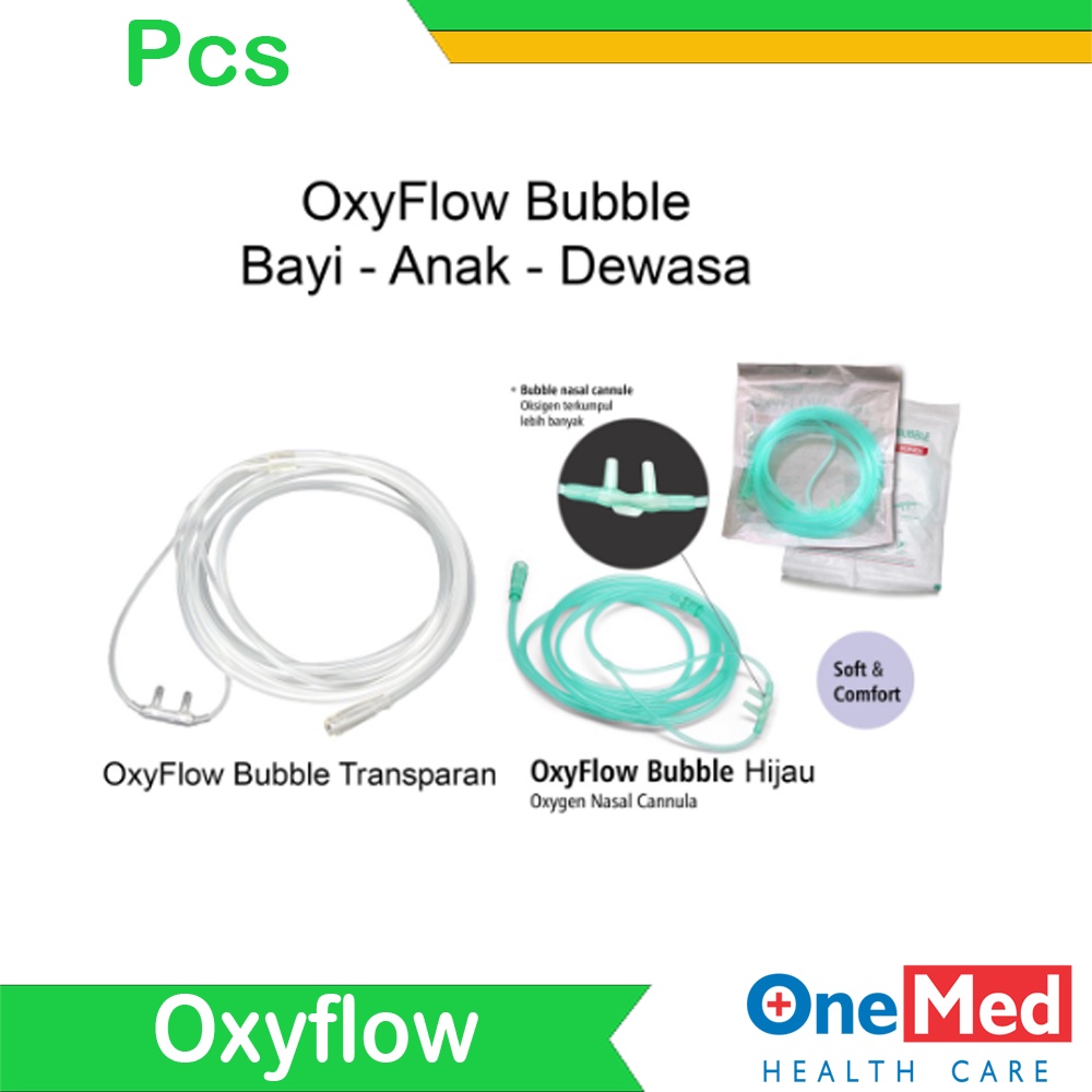 Jual Alkes Pasar Pramuka Oxyflow Bubble Transparant Nasal Canule Oxygen Selang Oksigen Bayi