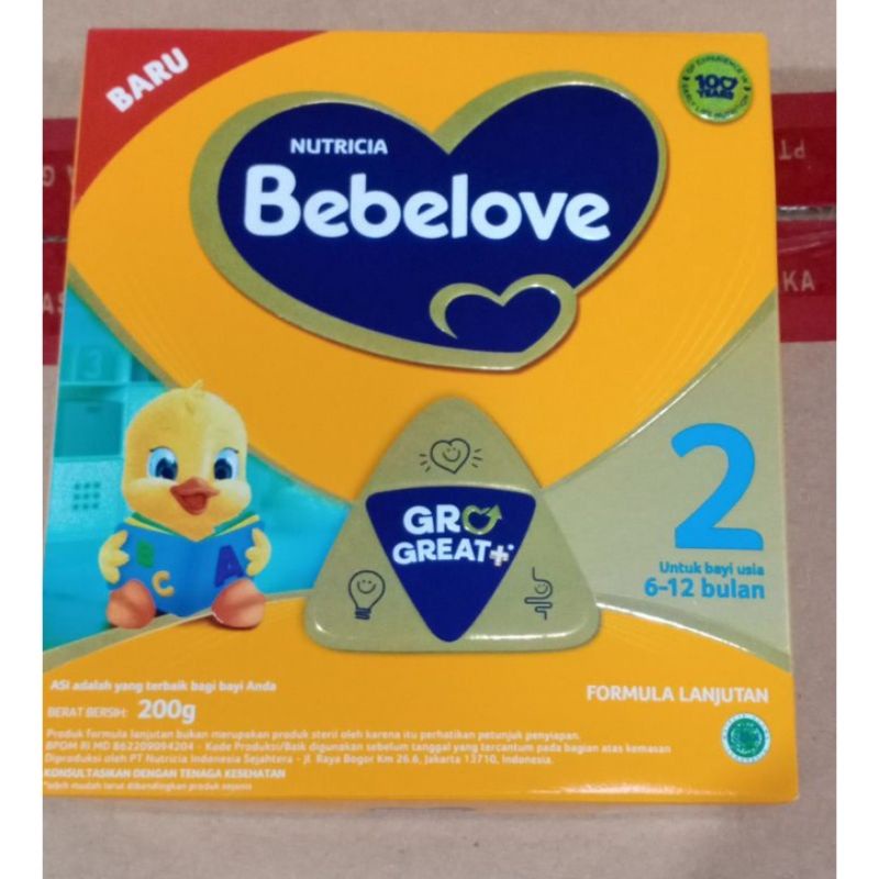 Jual SUSU FORMULA BAYI BALITA Bebelove 2 Box 200 gr 400 gr 800gr ED ...