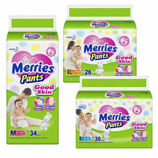 Jual Merries Pants GoodSkin S40, M34, L30, XL26 | Shopee Indonesia