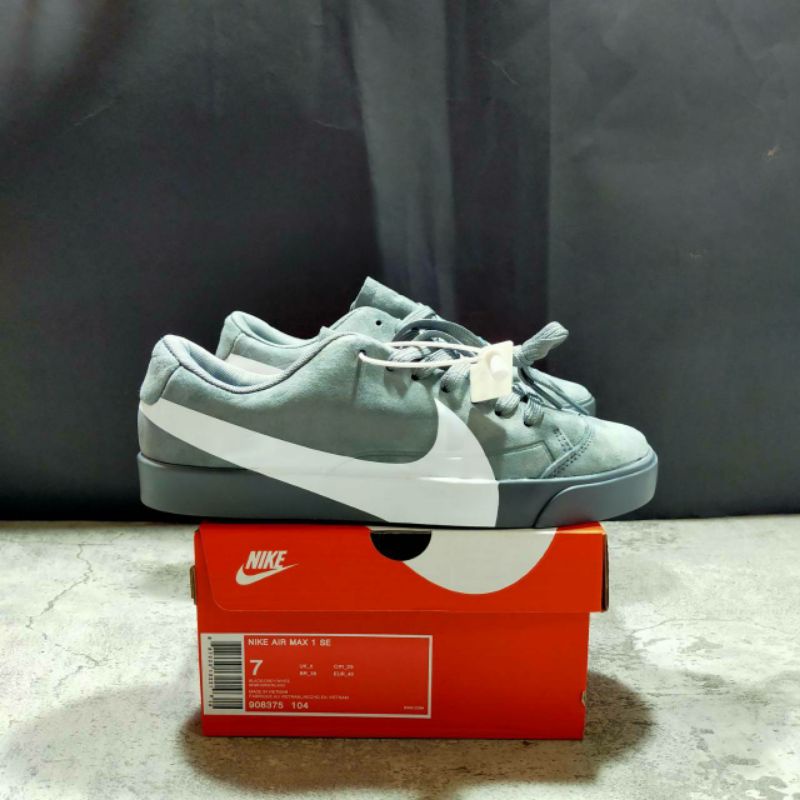 Nike blazer city low grey best sale