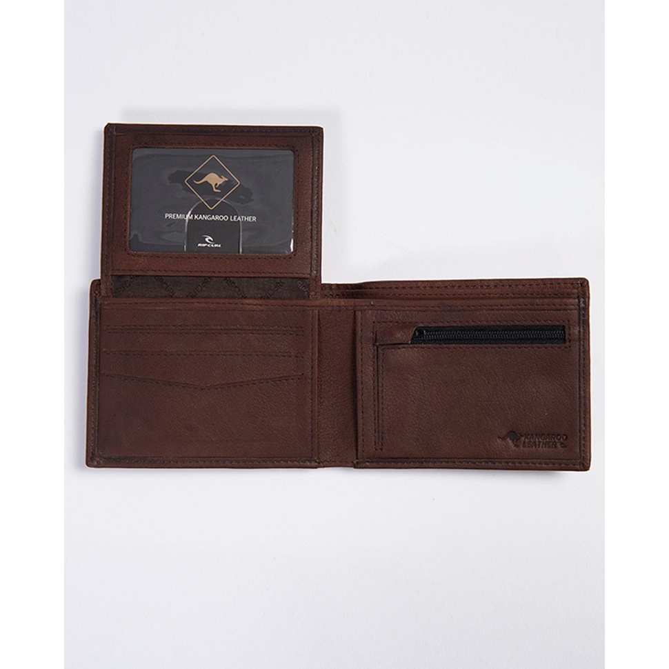 Jual Rip Curl K-Roo RFID All Day Leather Wallet Brown | Shopee Indonesia