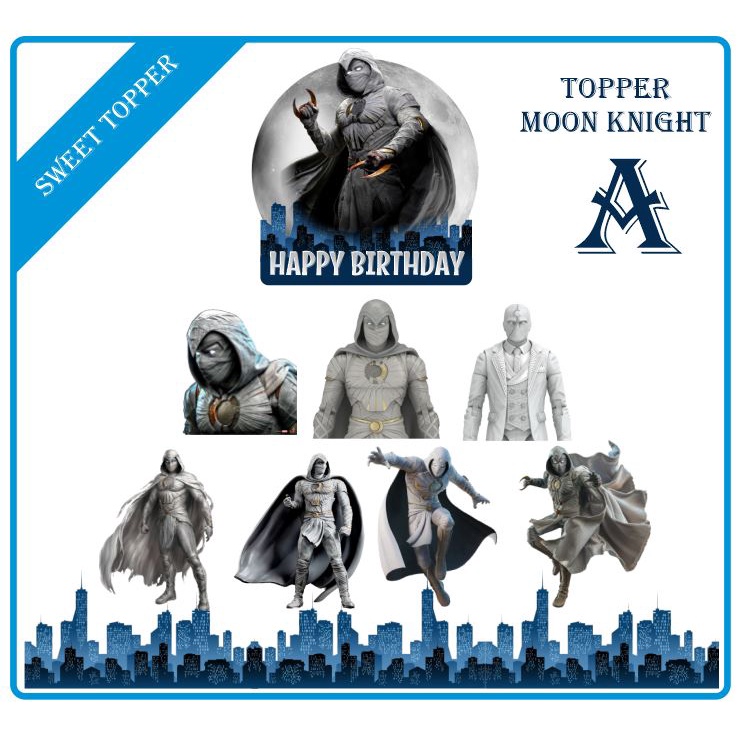 Jual Topper MOON KNIGHT superhero Egypt hiasan cake tumpeng dll ...