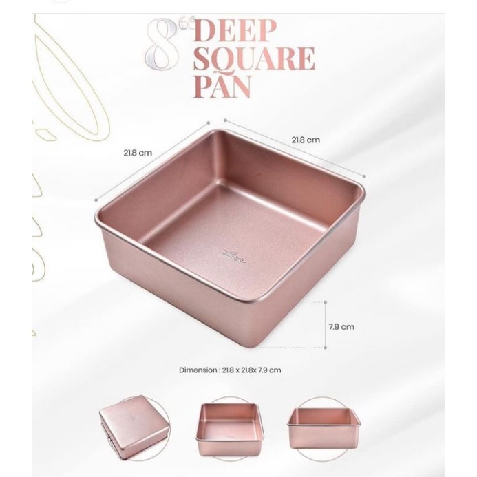 Jual DEEP SQUARE PAN LISSE | Shopee Indonesia