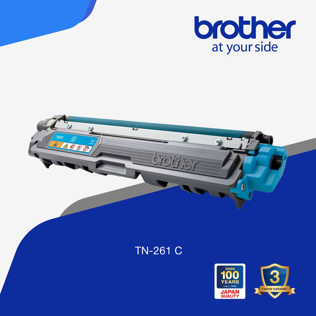 Toner Brother Original TN261 Cyan for MFC-9330CDW, HL-3170CDW, dll - Original Resmi