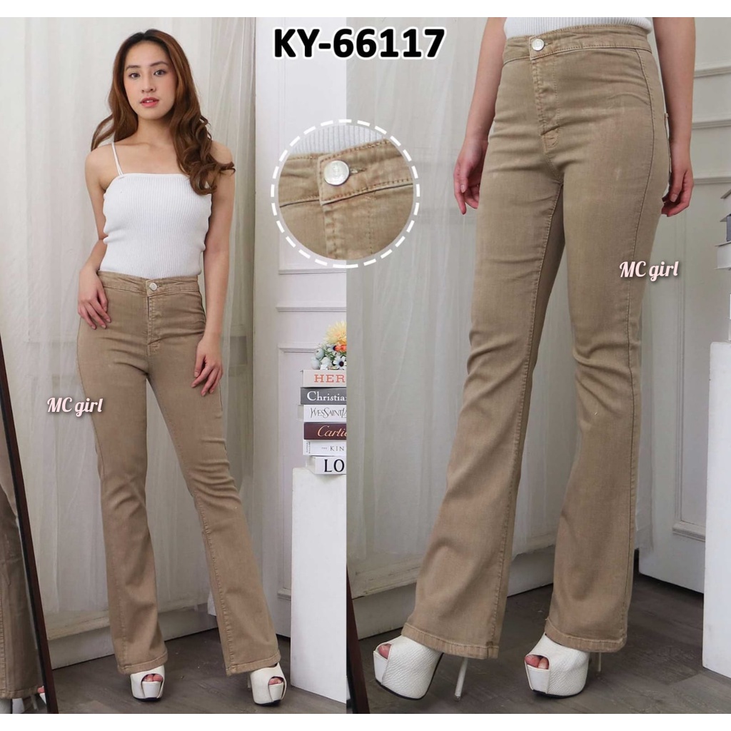 Jual ( Size 27 - 34 ) MC girl - Celana Jeans Premium Cutbray High Waist ...
