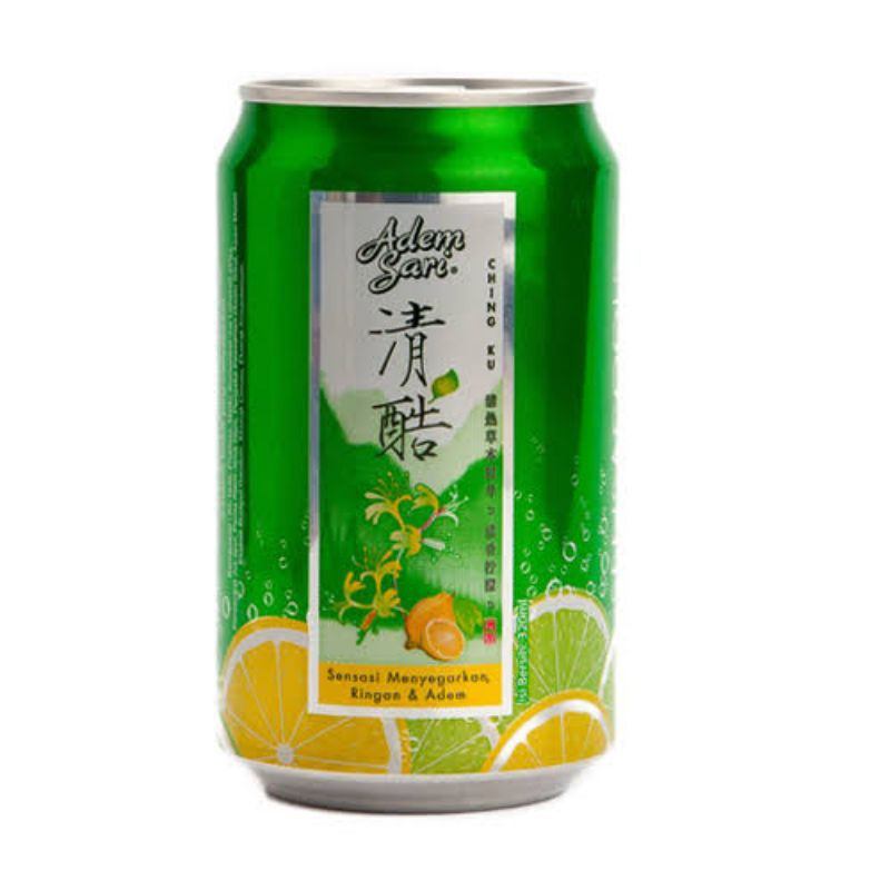 Jual Adem Sari Chingku Lemon Kaleng 320 Ml Larutan Adem Sari Chingku Botol Murah Shopee 4213