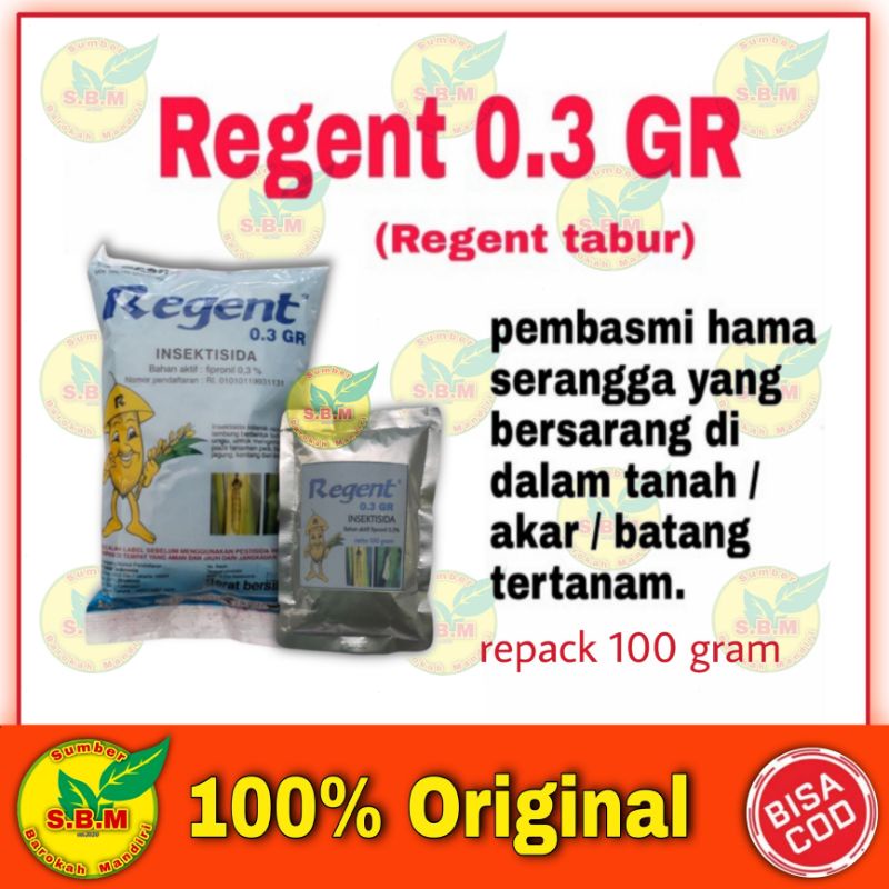 Jual Regent Gr Tabur Insektisida Pembasmi Serangga Tanah Kemasan Repack Gram Shopee