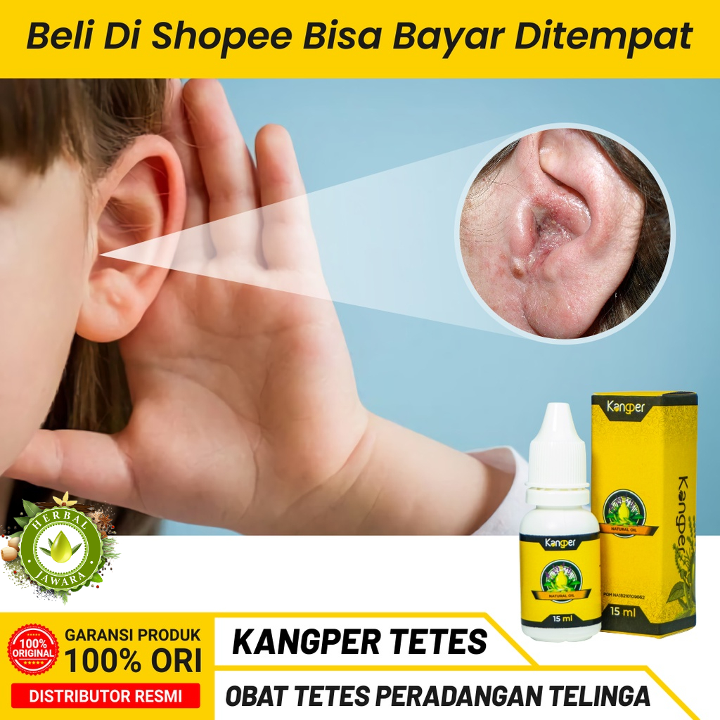 Jual Kangper Tetes Obat Tetes Telinga Bau Berair Bernanah Tersumbat