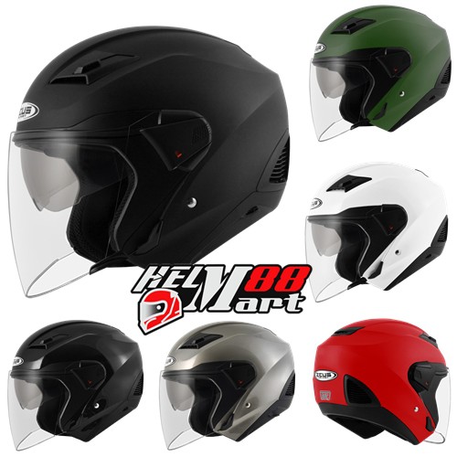 Jual Helm Zeus 611 Solid Half Face ZEUS ZS611 ZS611 HELMMART88
