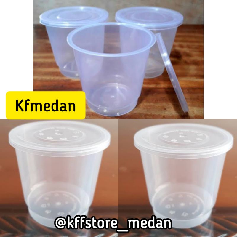 Jual Cup Pudding Plastik + Tutup 150ml Per Pack (isi 25pcs) | Shopee ...