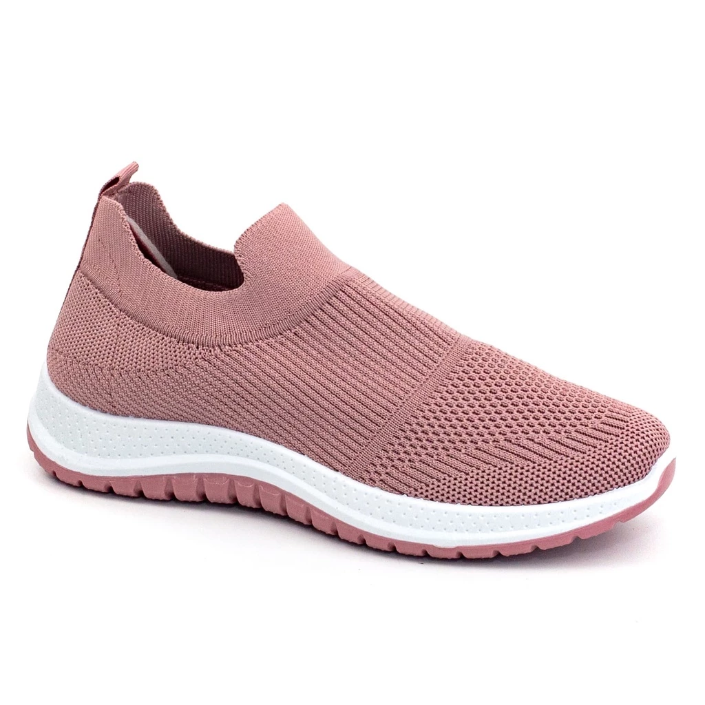 Sepatu Slip On Wanita Sports Canvas Non Slip