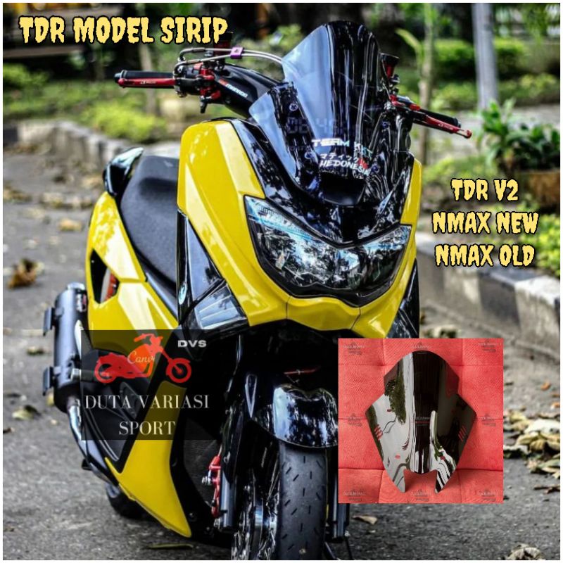 Jual Visor Windshield Model Tdr Sirip Nmax New Windshield