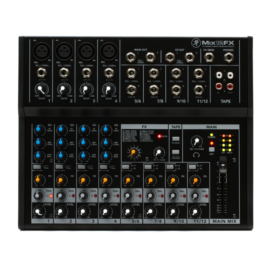 Jual Mackie Mix12FX 12-Channel Compact Mixer With Effects | Shopee ...