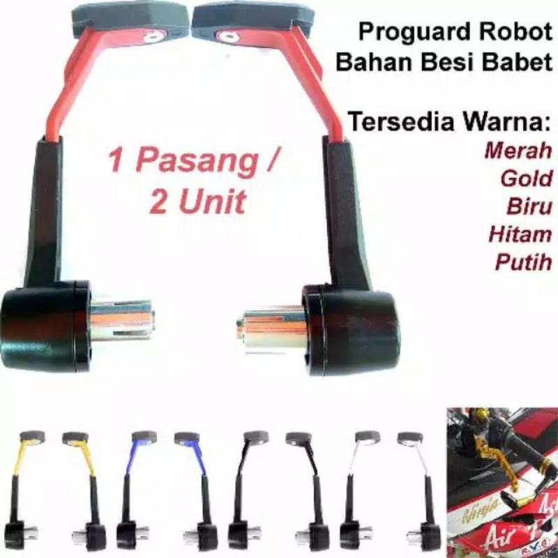 Jual PROGUARD / HANDGUARD ROBOT FULL CNC NINJA 250FI CBR R15 R25 XABRE ...
