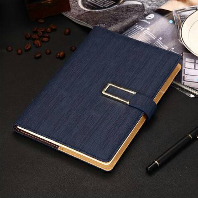 Jual (Bisa Custom Nama/ Logo) Notebook Agenda Kulit Ukuran A5 Buku