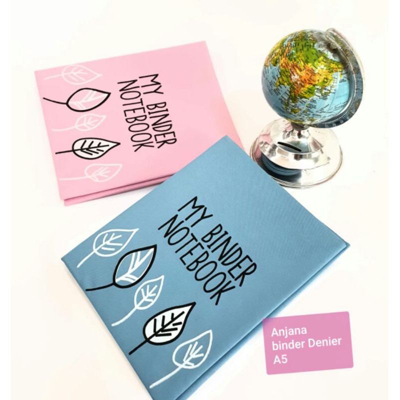 Jual Binder kain/binder A5/binder sablon/map binder sekolah dan kuliah