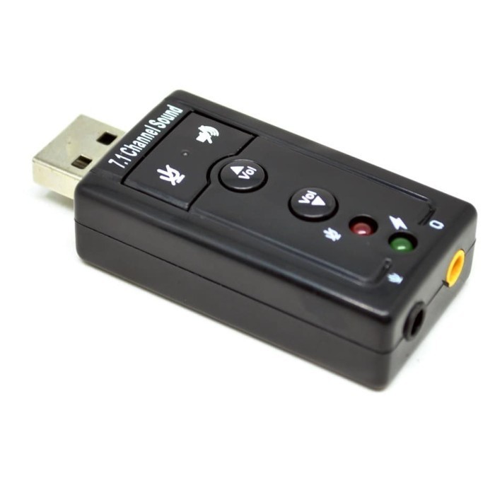 Jual Usb 2.0 sound 7.1 channel virtual surround adapter for Pc Komputer ...