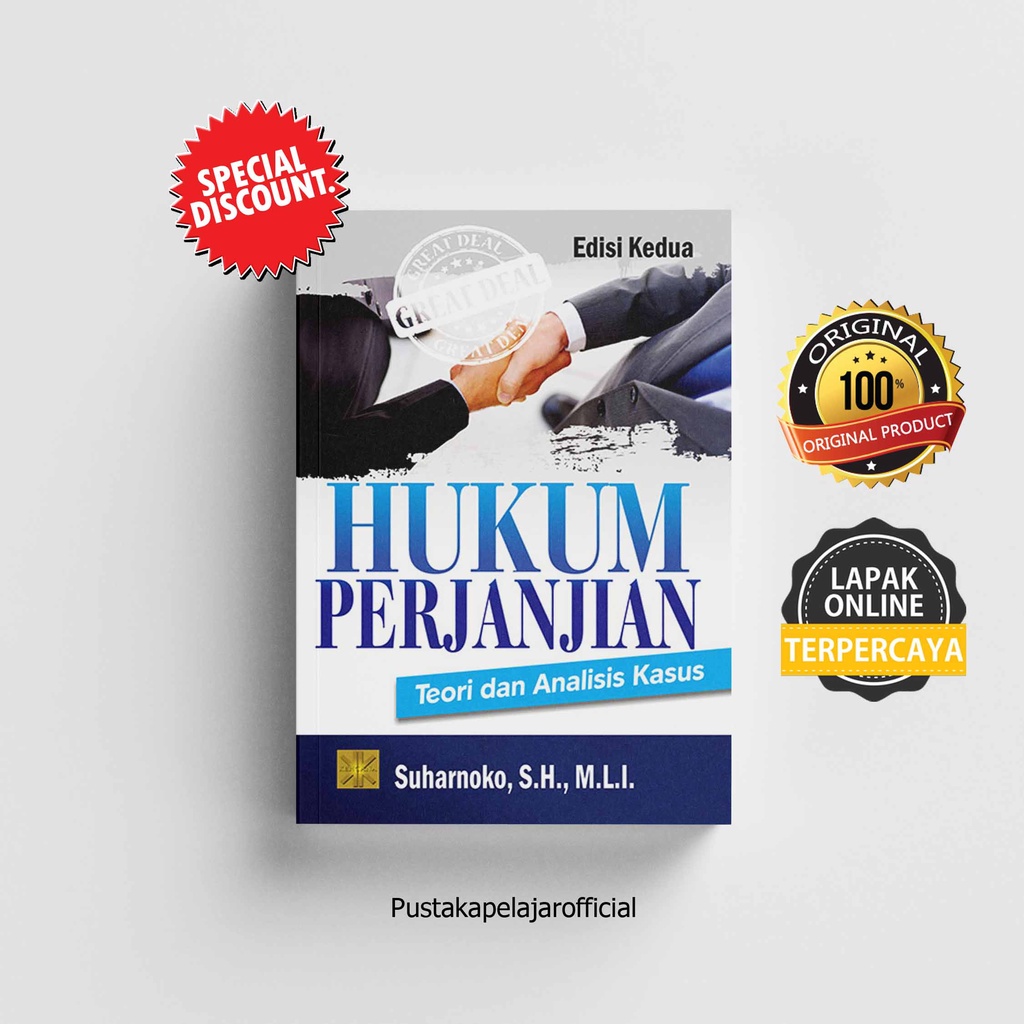 Jual BUKU ORIGINAL HUKUM PERJANJIAN TEORI DAN ANALISA KASUS - SUHARNOKO ...