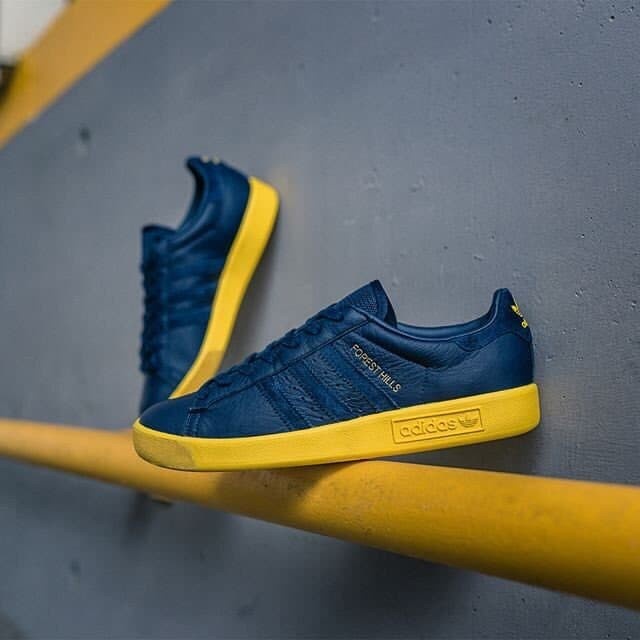 Adidas Forest Hills Navy Yellow