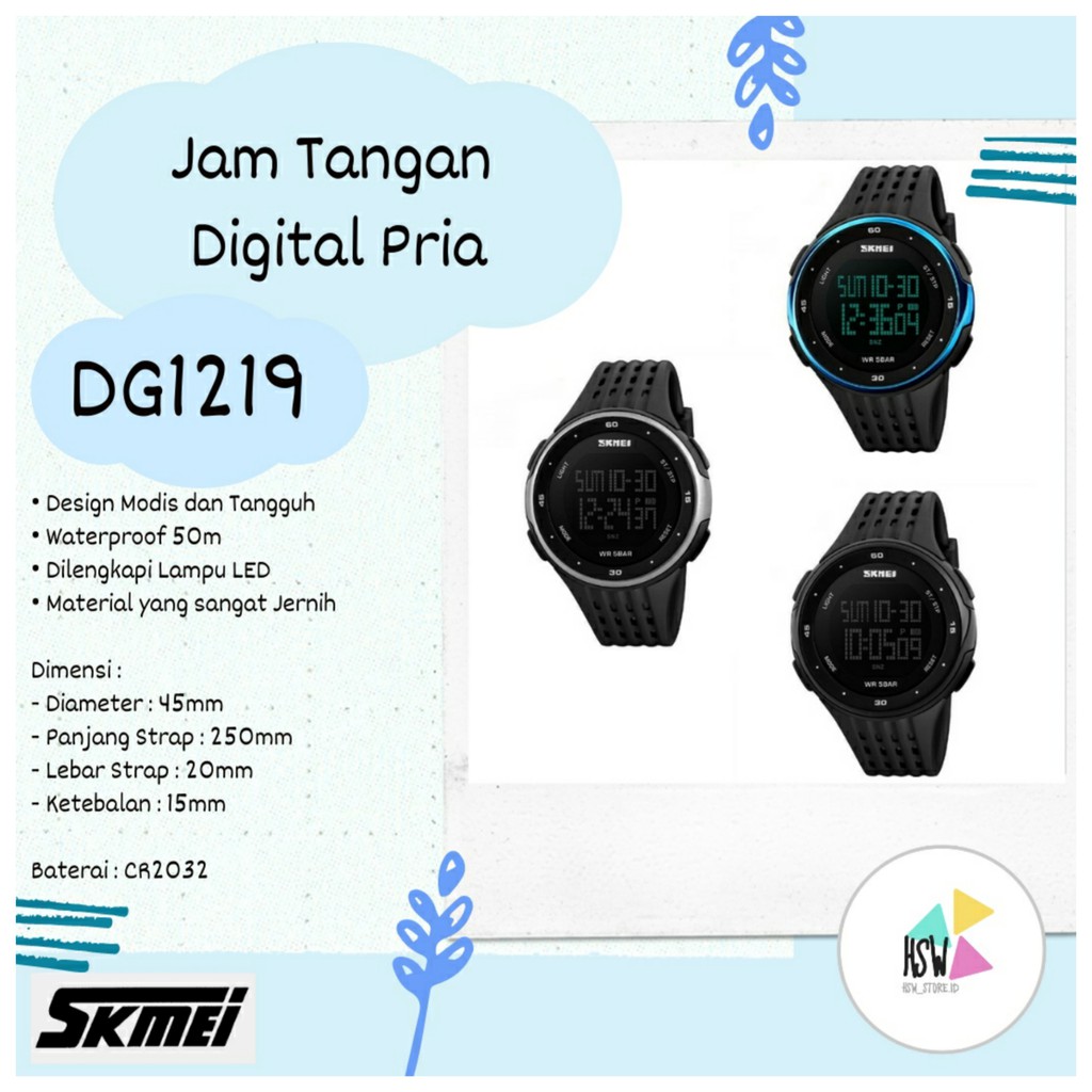 Jam store skmei cr2032