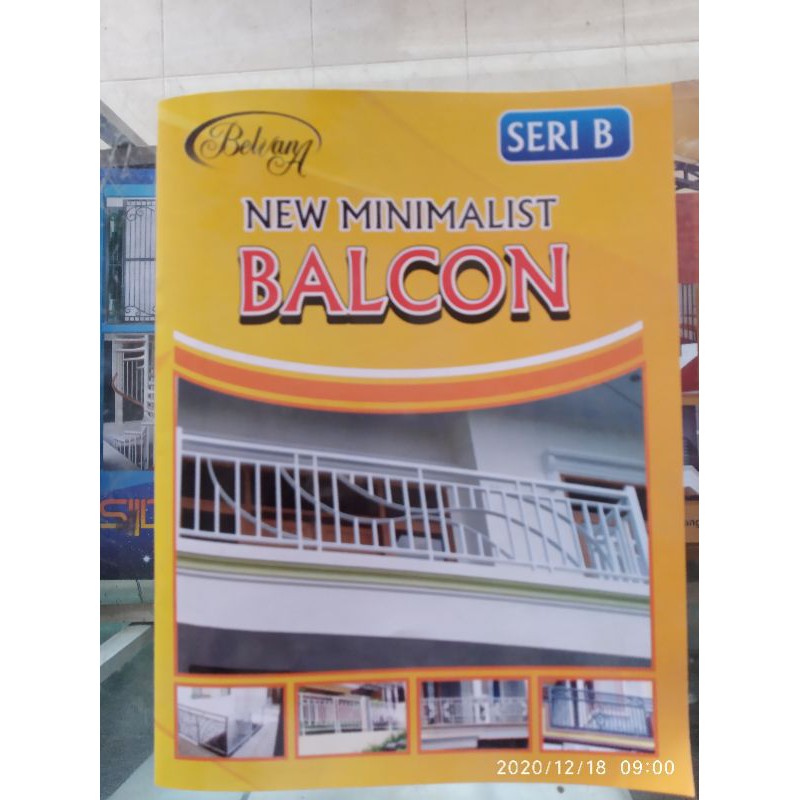 Jual BUKU KATALOG NEW MINIMALIS BALKON ORNAMEN PAGAR BESI | Shopee