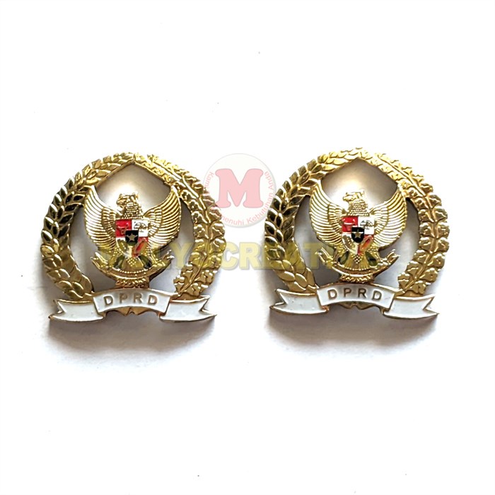 Jual Pin DPRD Garuda Full Logam Bros DPRD Wara Emas Logam Kuningan ...