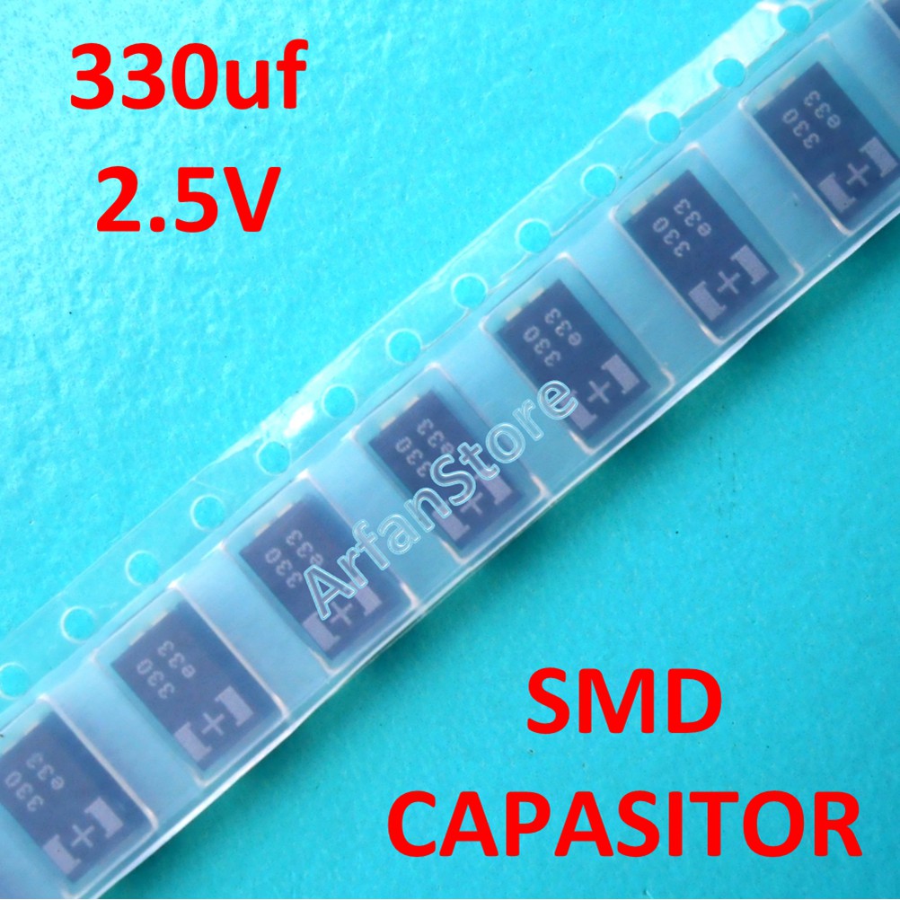 Jual Promo Smd Capasitor Tantalum Uf V Kapasitor Microfarad V Shopee Indonesia